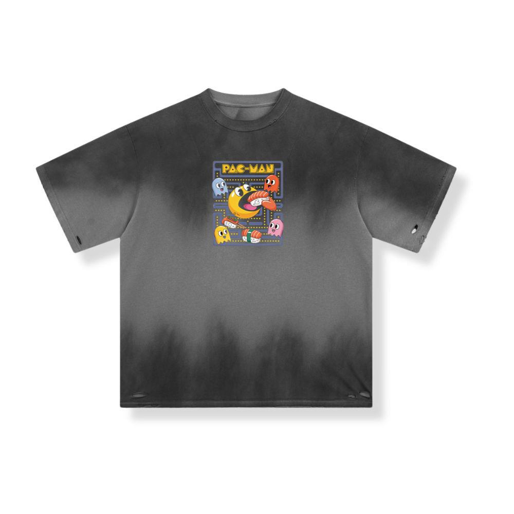 Arcade Game Retro Monster Cartoon Design T-Shirt - Image 3