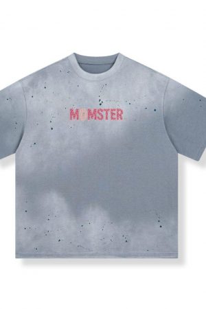 Momster Funny Halloween Retro Cartoon Design T-Shirt