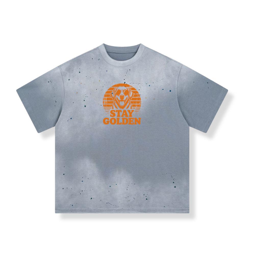 Stay Golden Dog Vintage Graphic for Pet Lovers and Optimistic Souls T-Shirt