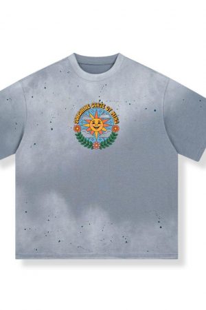 Sunshine State Of Mind Retro Graphic for Summer Positive Vibes T-Shirt