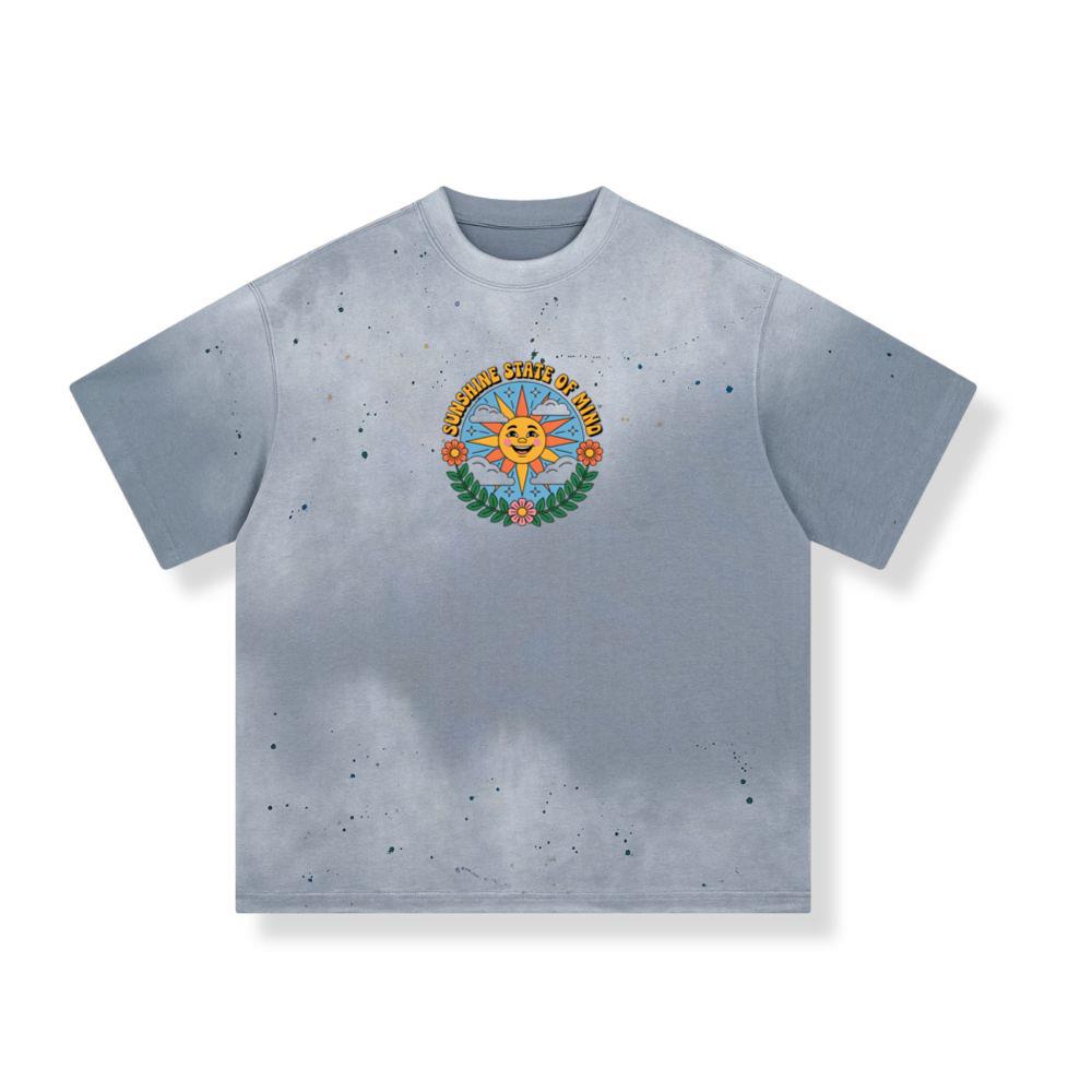 Sunshine State Of Mind Retro Graphic for Summer Positive Vibes T-Shirt